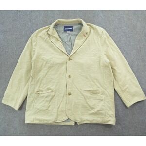 32 Bar Blues Jacket Mens 2XL XXL Beige Lined Sports Coat